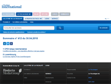 Tablet Screenshot of fiscologueinternational.be